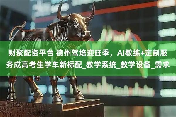 财聚配资平台 德州驾培迎旺季，AI教练+定制服务成高考生学车新标配_教学系统_教学设备_需求