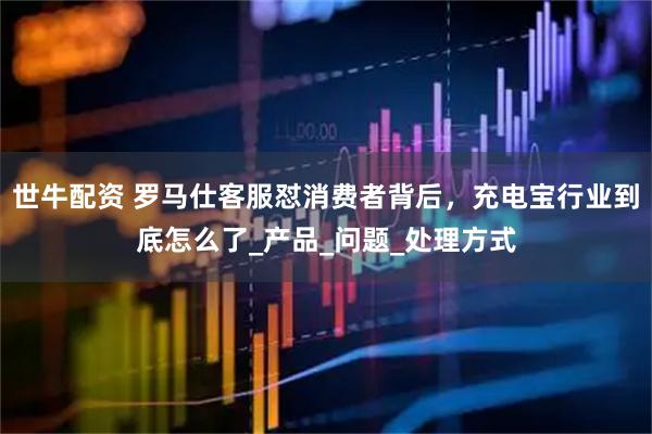 世牛配资 罗马仕客服怼消费者背后，充电宝行业到底怎么了_产品_问题_处理方式