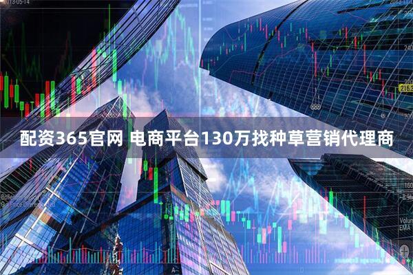 配资365官网 电商平台130万找种草营销代理商